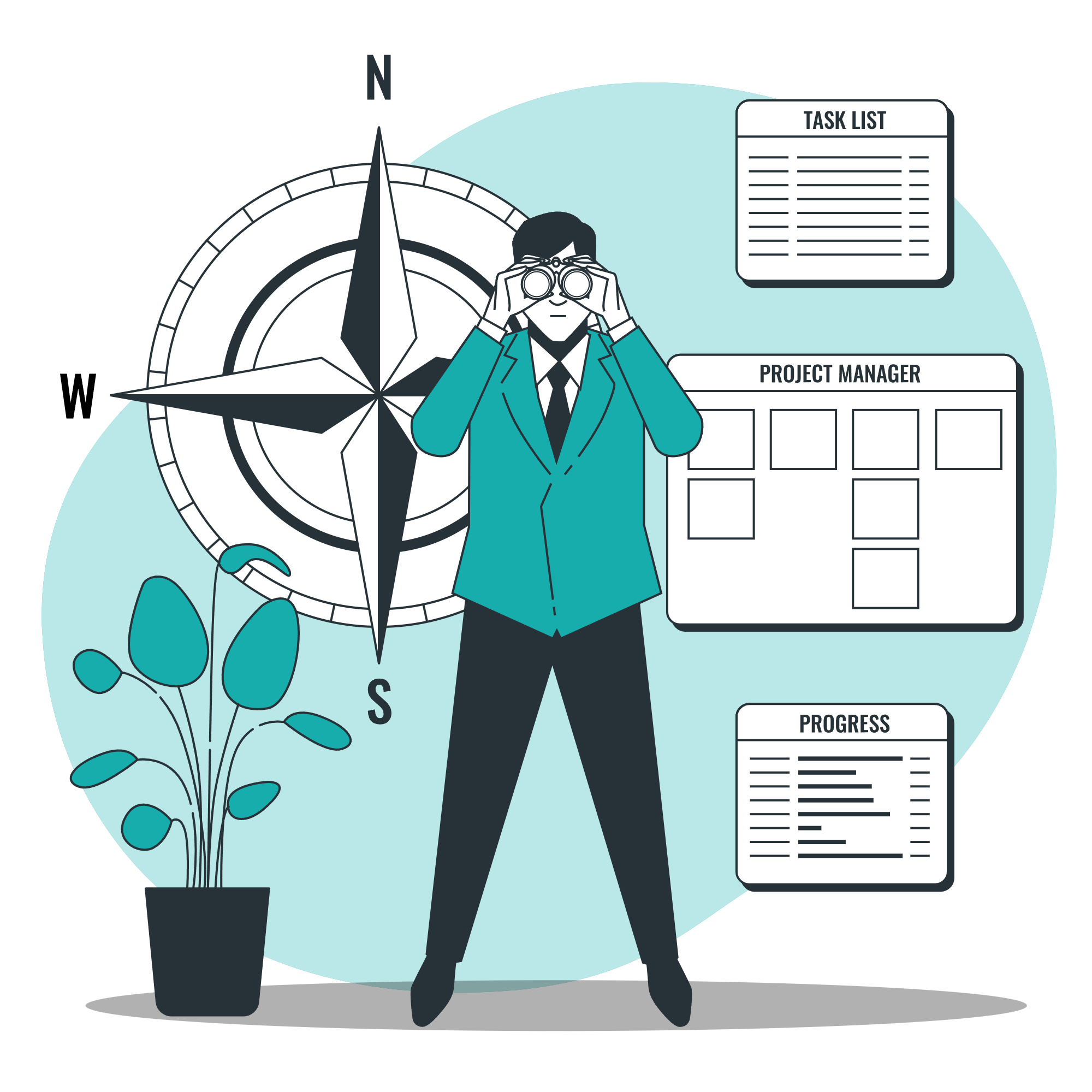 Financial training illustration